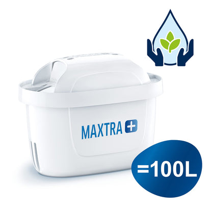 BRITA Marella Water Filter Jug 2.4L White – Fridge-Fit Pitcher with MAXTRA+ Cartridge & Filter Change Indicator