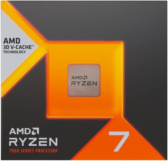 AMD Ryzen 7 7800X3D 8-Core 16-Thread Desktop Processor with 3D V-Cache - Socket AM5 (100000910WOF)