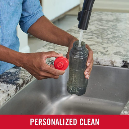 Rubbermaid Microfiber Reveal Spray Mop Floor Cleaning Kit – Refillable Spray Mop with 3 Reusable Pads