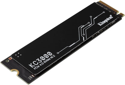 Kingston KC3000 2TB PCIe 4.0 NVMe M.2 2280 Internal Solid State Drive with Heatsink - SSD (SKC3000D/2048G)