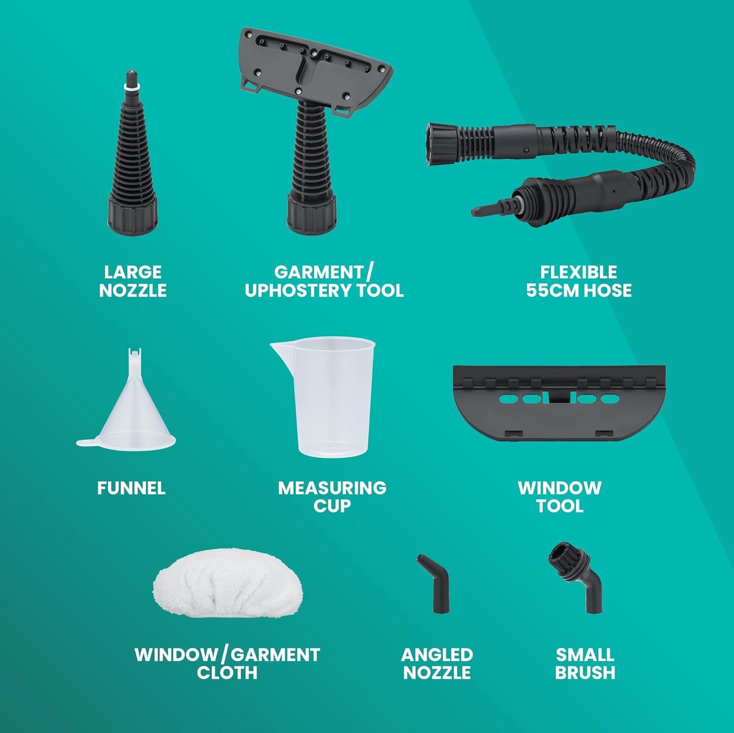 Vytronix HHG230 Handheld Steam Cleaner 9-in-1 – Portable Multi-Surface Steam Gun