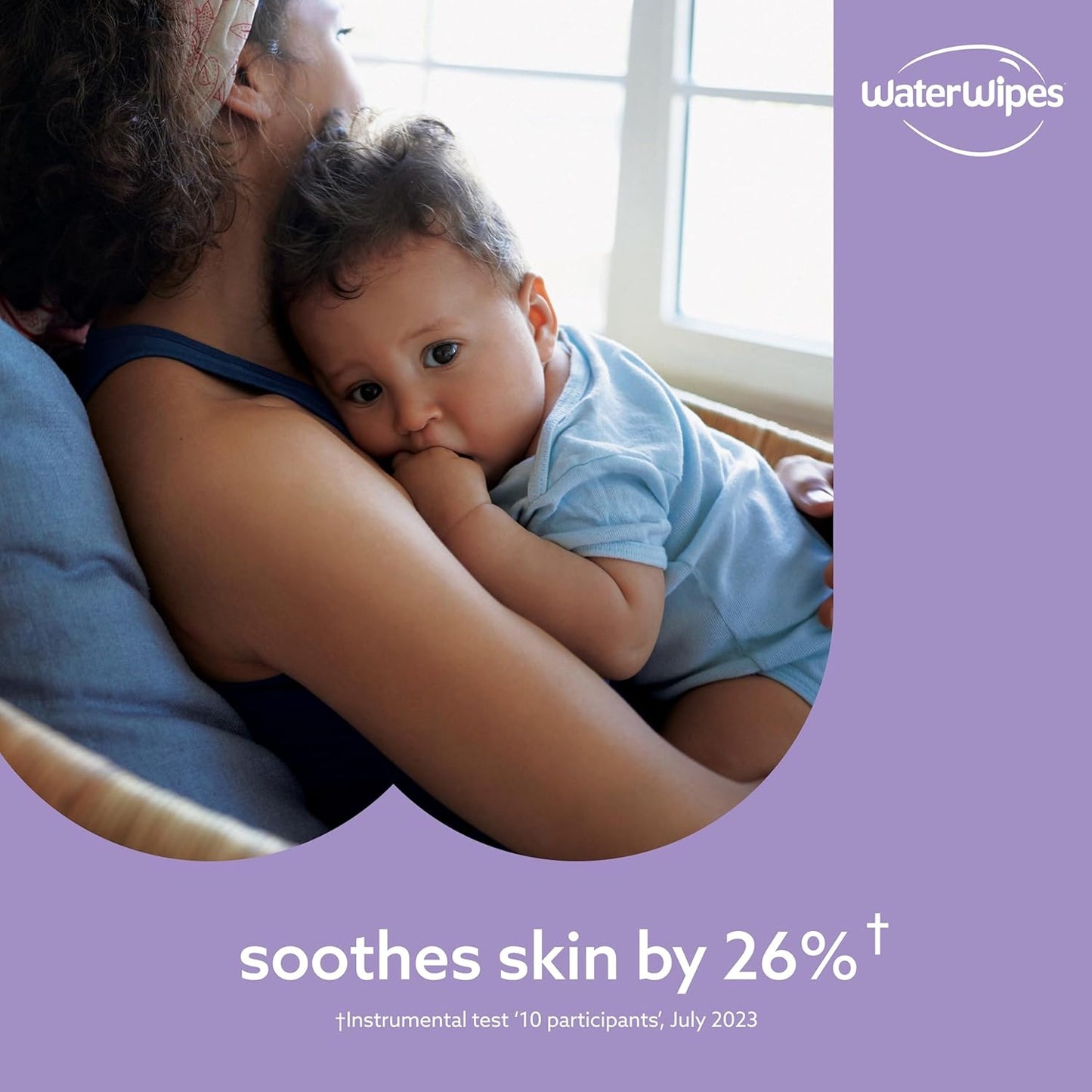WaterWipes Sensitive+ Soothing Baby Wipes 12 Pack – 99% Water, Botanical Extract & Gentle Care