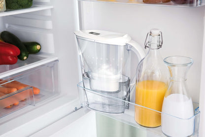 BRITA Marella Water Filter Jug 2.4L White – Fridge-Fit Pitcher with MAXTRA+ Cartridge & Filter Change Indicator