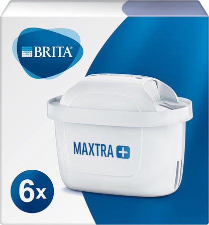 BRITA MAXTRA Water Filter Cartridges 6 Pack – Original Refill Filters for BRITA Jugs, Kettles & Tassimo Machines