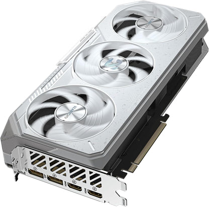 Gigabyte Radeon RX 9070 XT GAMING OC ICE 16G White Graphics Card - 16GB GDDR6 PCI-E 5.0 (GV-R907XGAMINGOCICE-16GD)