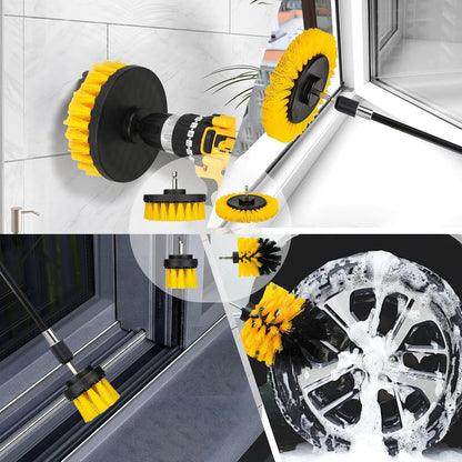 32Pcs Car Detailing Cleaning Kit – Interior & Exterior Car Care Brush Set with Polishing Pads