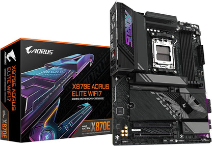 Gigabyte X870E AORUS ELITE WIFI7 Flagship AMD Ryzen AM5 ATX Motherboard (X870E AORUS ELITE WIFI7)