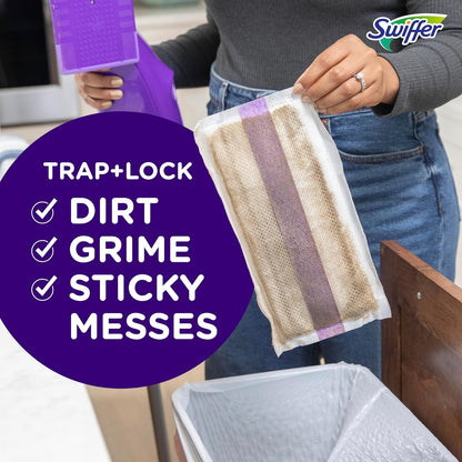 Swiffer WetJet Hardwood Mop Pad Refills 24 Pack – Multi-Surface Floor Cleaning Pads