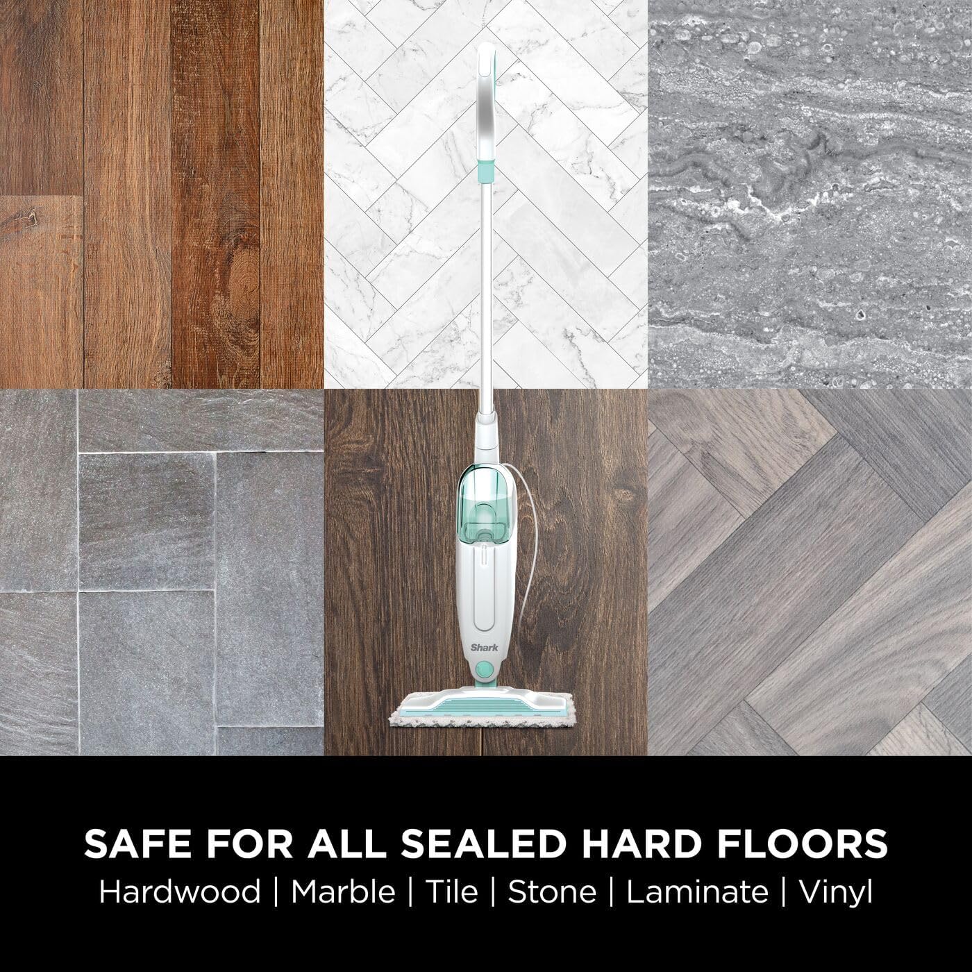 Shark Steam Mop S1000UK – Lightweight Steam Cleaner for Sealed Hard Floors