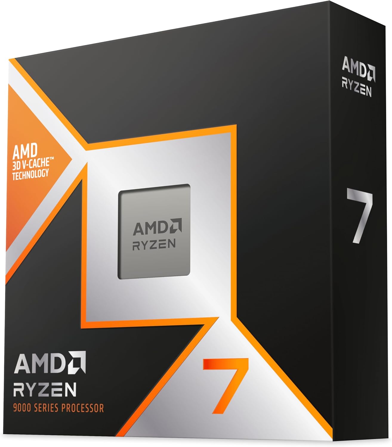 AMD Ryzen 7 9800X3D 8-Core 16-Thread Desktop Processor with 3D V-Cache - Socket AM5 (100001084WOF)