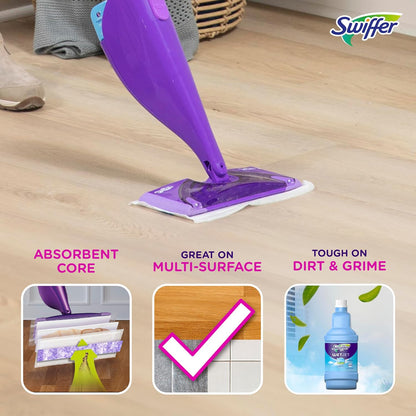 Swiffer WetJet Hardwood Mop Pad Refills 24 Pack – Multi-Surface Floor Cleaning Pads