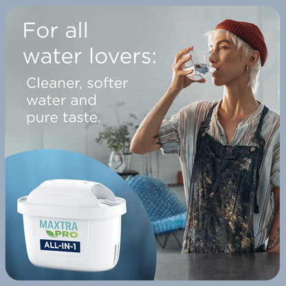 BRITA Marella Water Filter Jug 2.4L White – Fridge-Fit Pitcher with Digital Memo Indicator & 12x MAXTRA PRO Cartridges